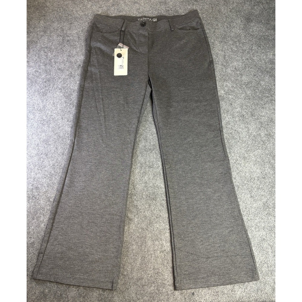 Tapata Women's Gray Bootcut Stretch Dress‎ Pants Size 12 Long NWT